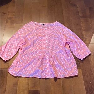 💋 Pink Talbots Blouse 👚
